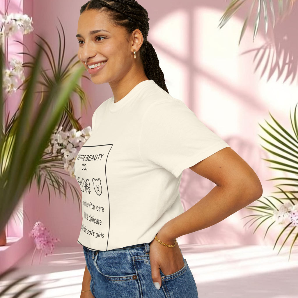 Vintage Cute Black Text T-Shirt