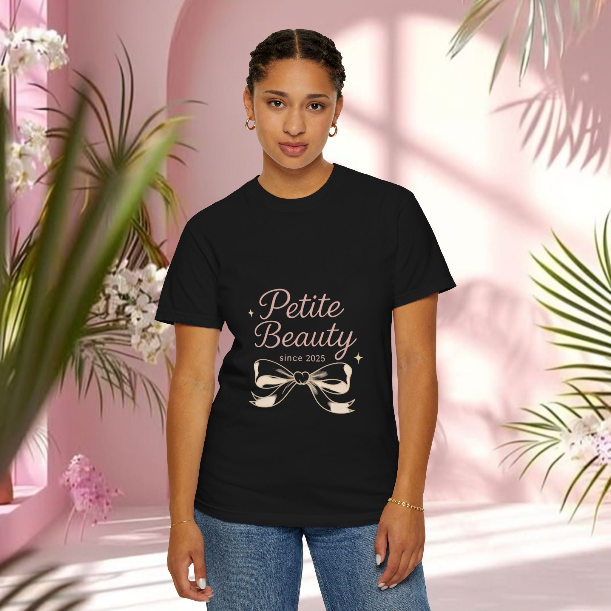Cute Pink Feminine T-Shirt — Girly Graphic Tee
