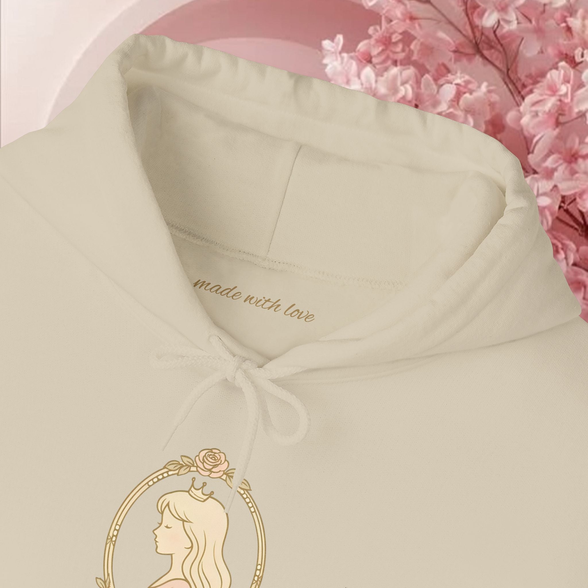 Fairytale Feminine Hooded Sweatshirt — Soft, Romantic Hoodie