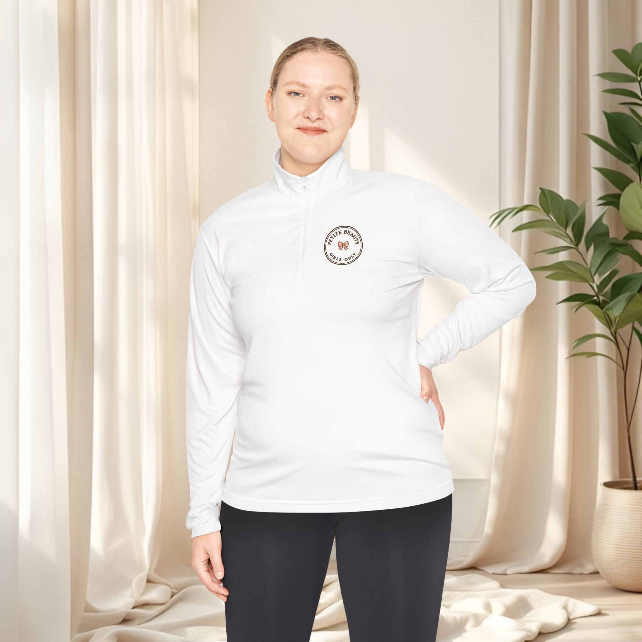 Quiet Club Cute Soft Quarter-Zip Pullover