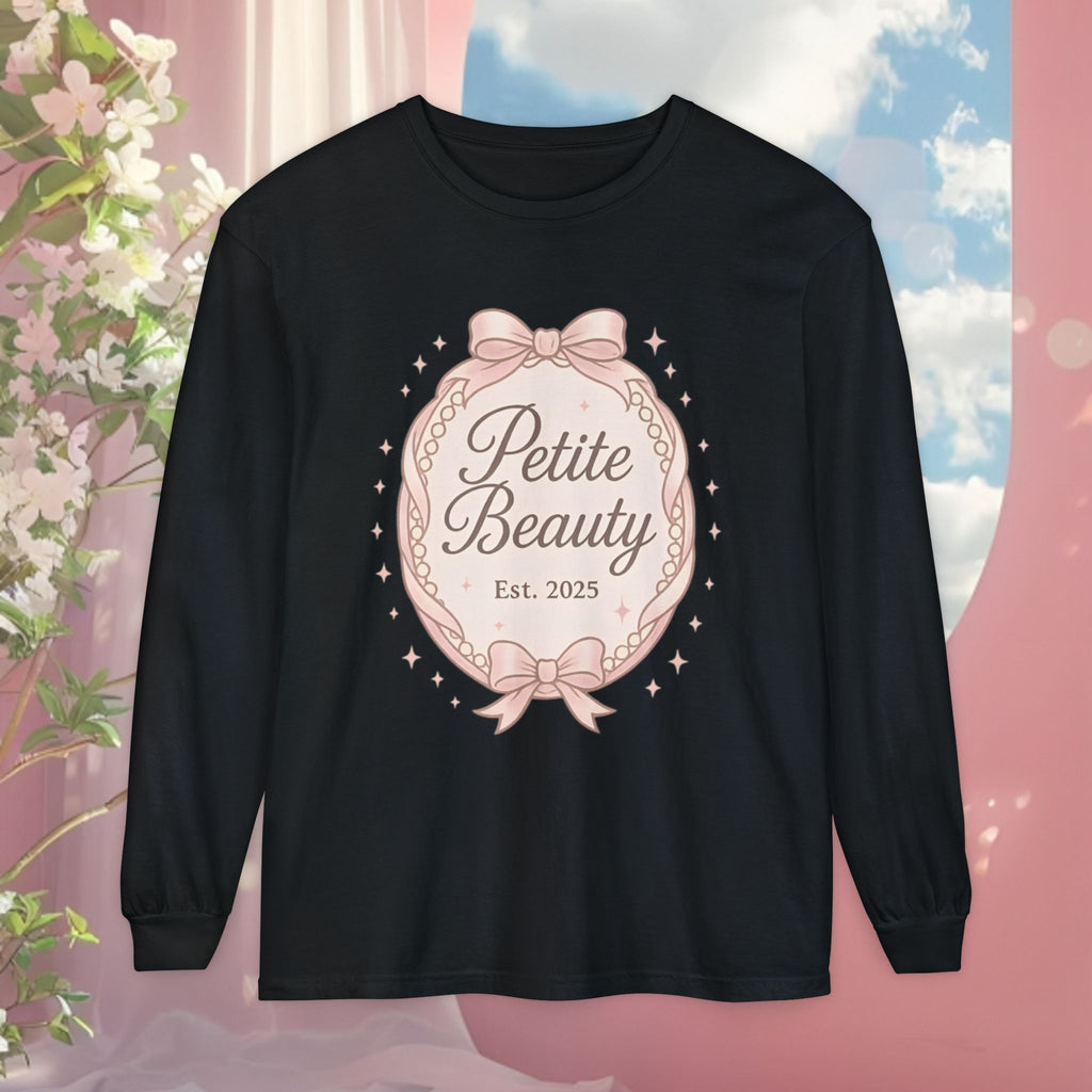 Vintage Pink Feminine Long Sleeve T-Shirt