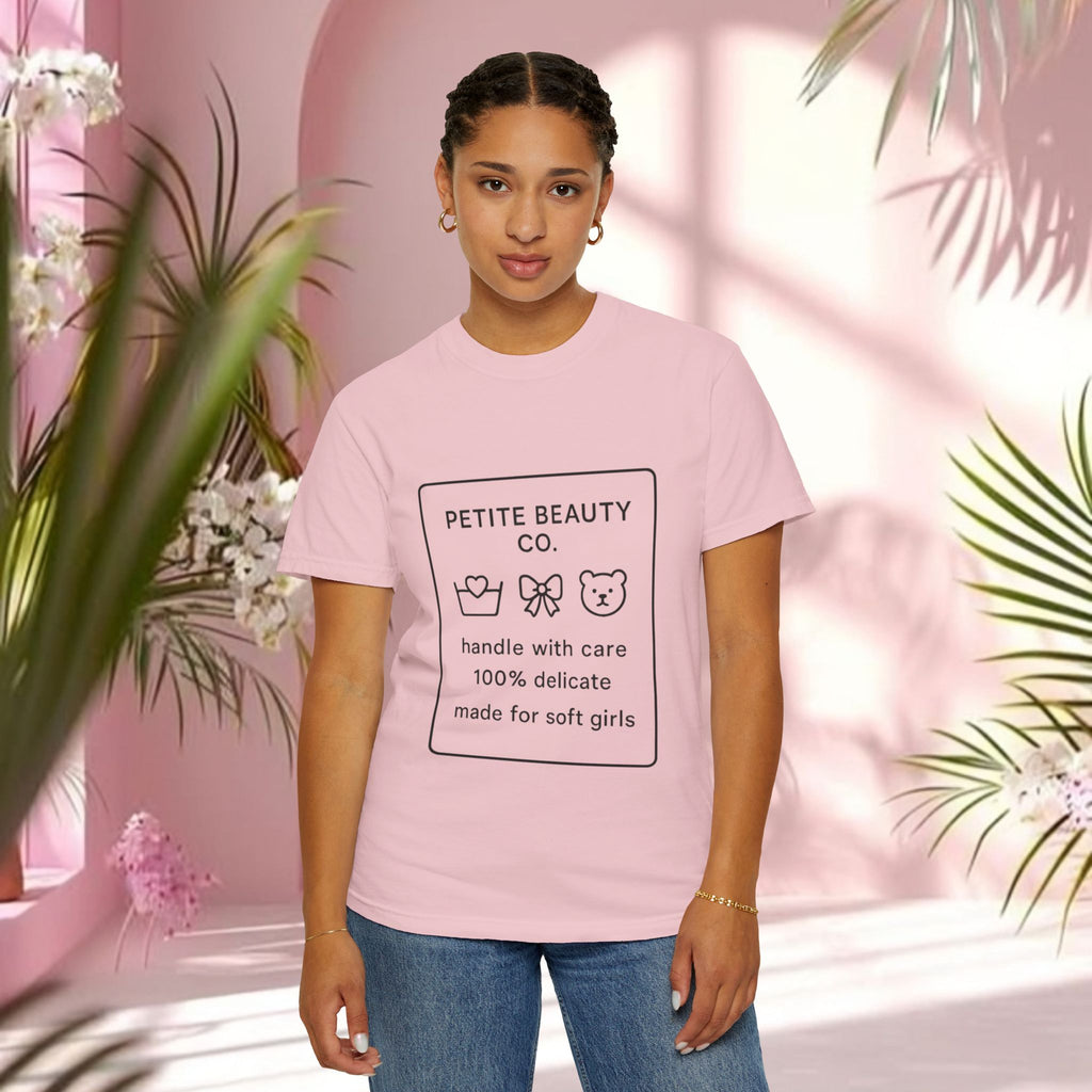 Vintage Cute Black Text T-Shirt