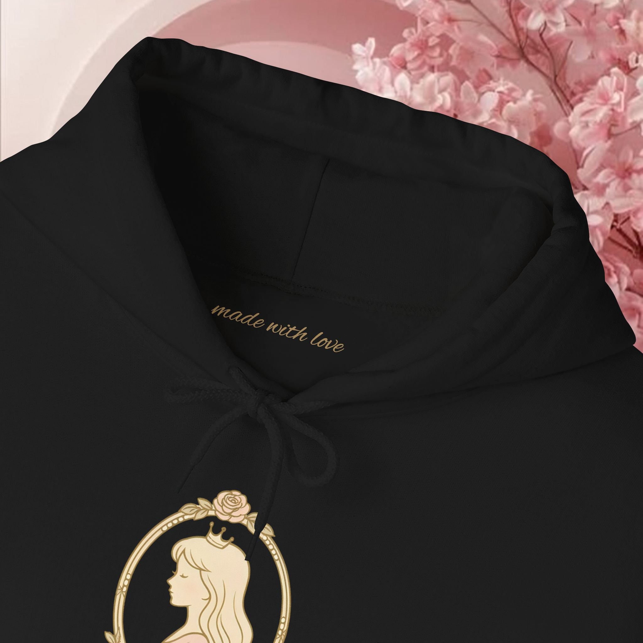 Fairytale Feminine Hooded Sweatshirt — Soft, Romantic Hoodie