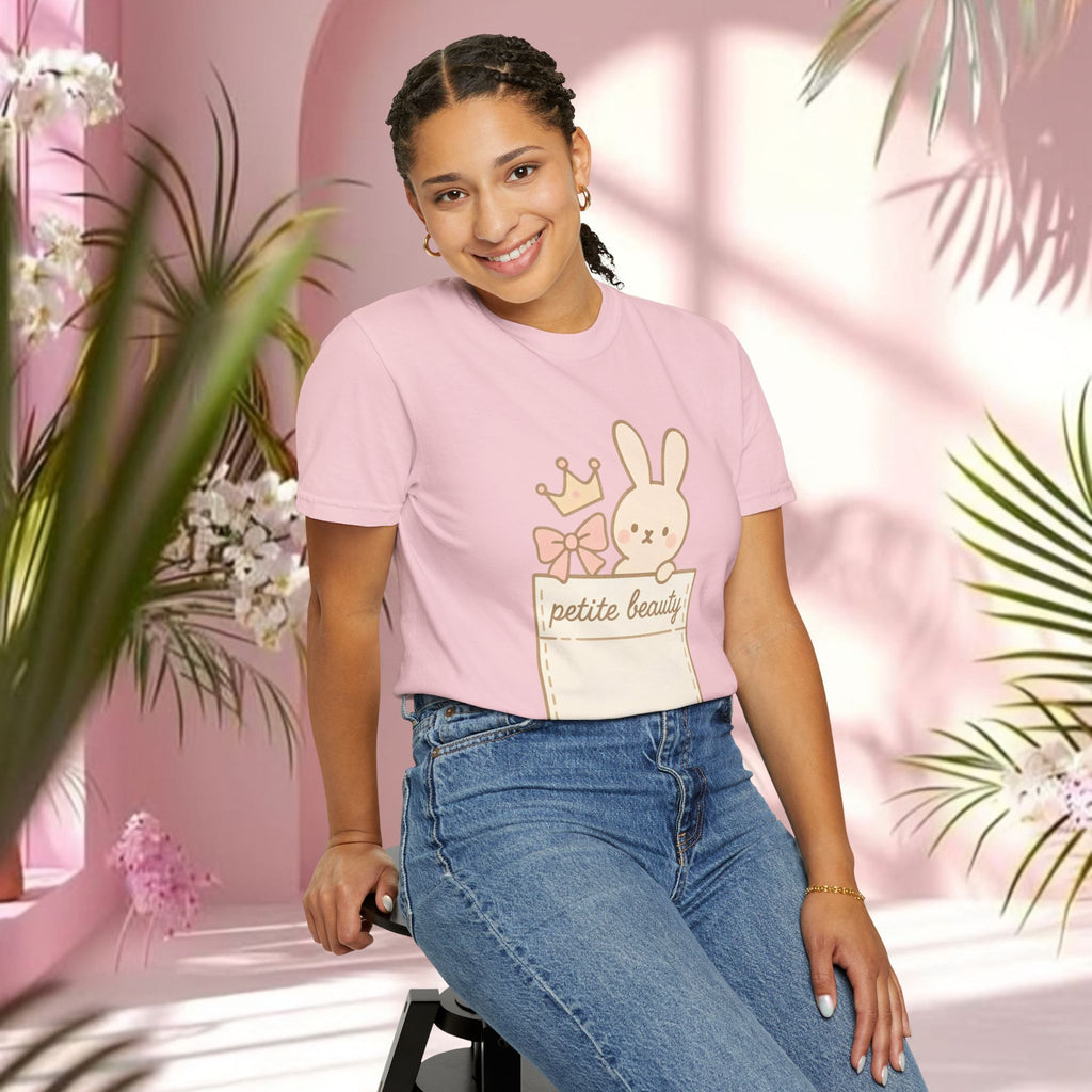 Cute Pink Bunny T-Shirt — Adorable Easter & Everyday Graphic Tee