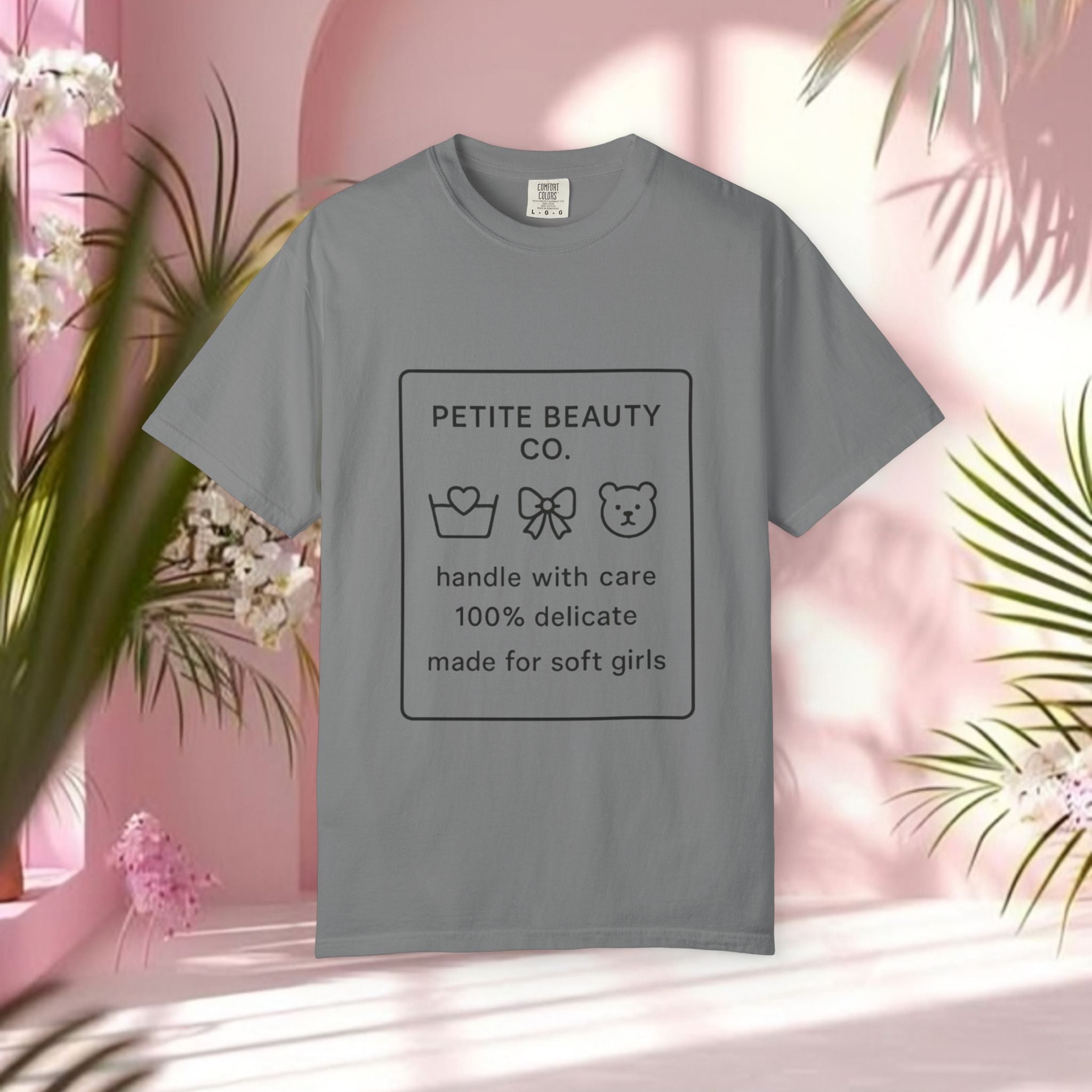 Vintage Cute Black Text T-Shirt