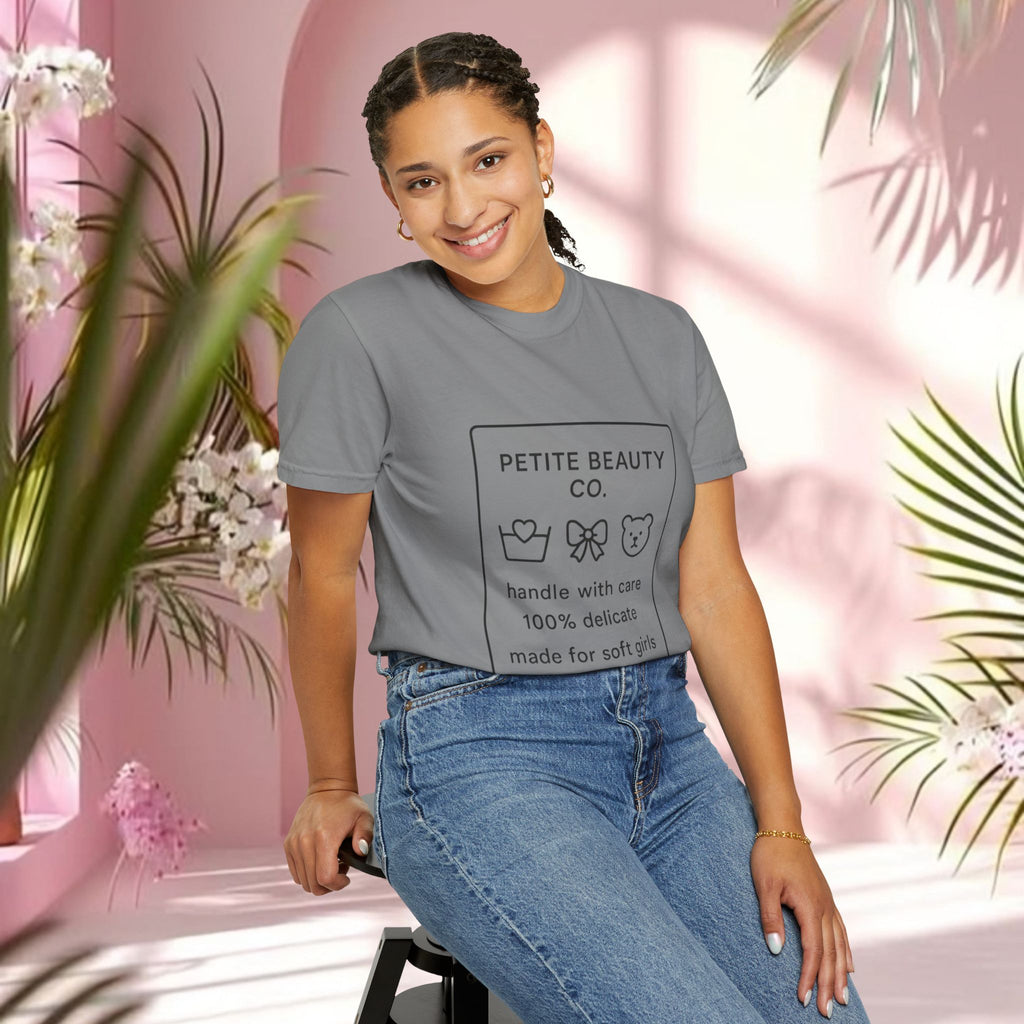 Vintage Cute Black Text T-Shirt