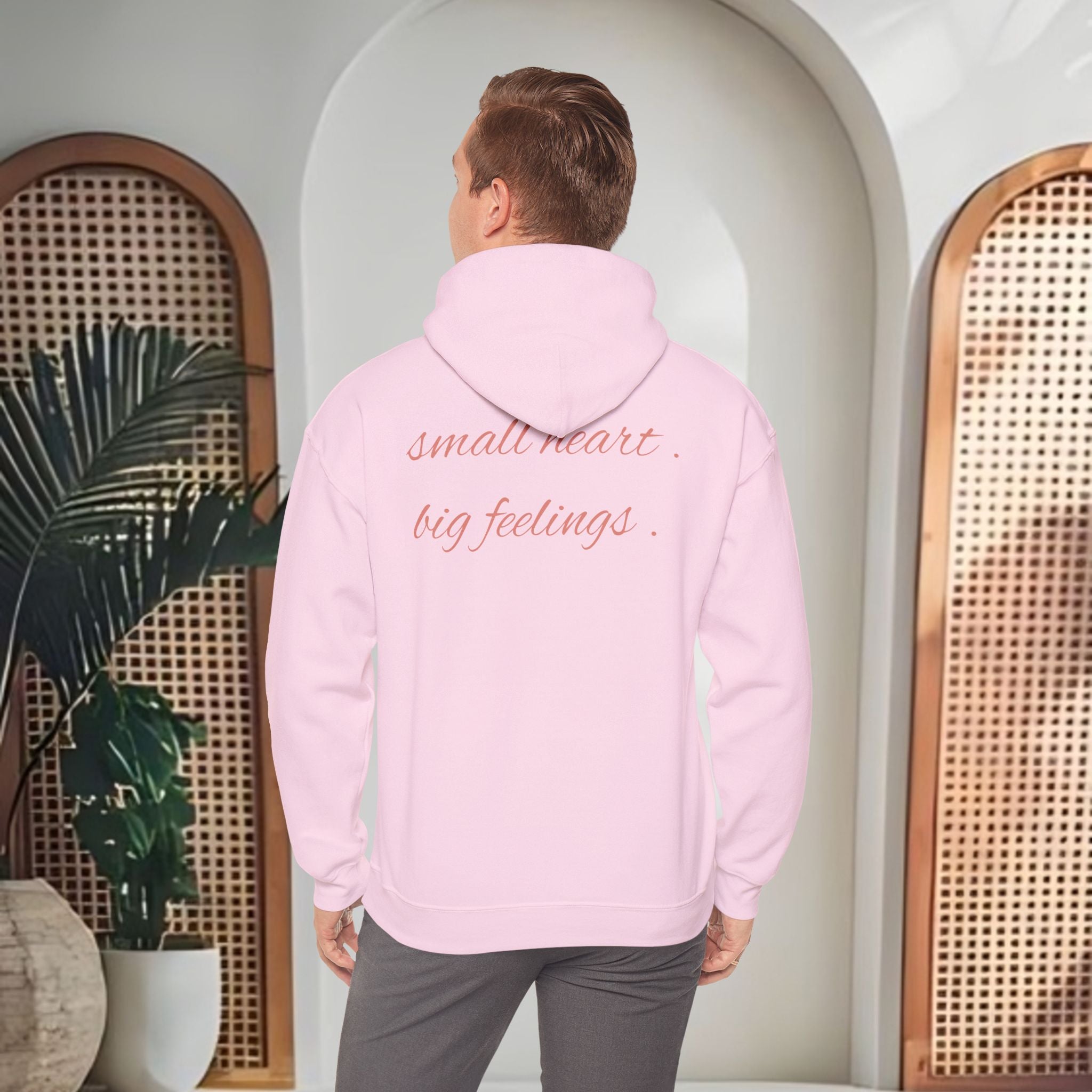Pregnancy Announcement Hoodie – "Tiny Body, Loud Heartbeat" Maternity Sweatshirt