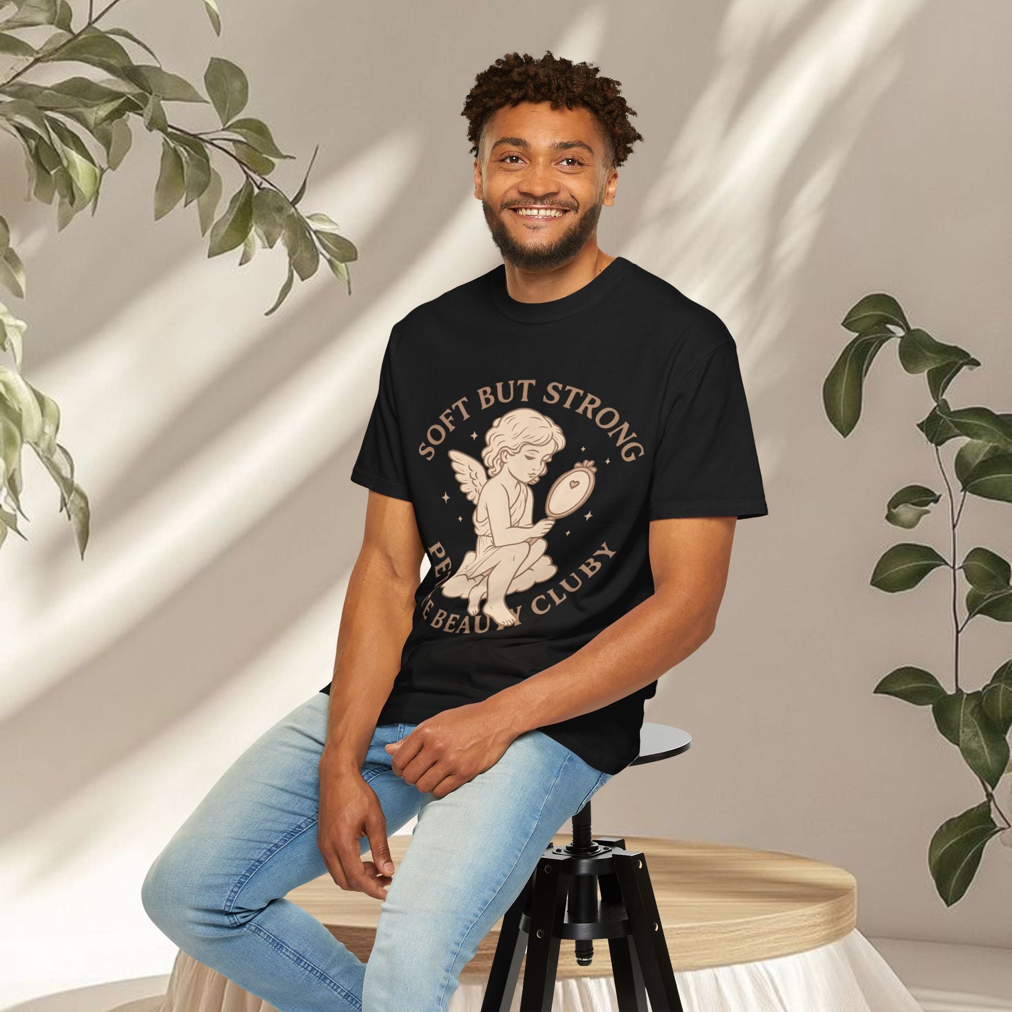 Vintage Angel Feminine T-Shirt — Angel Graphic Tee