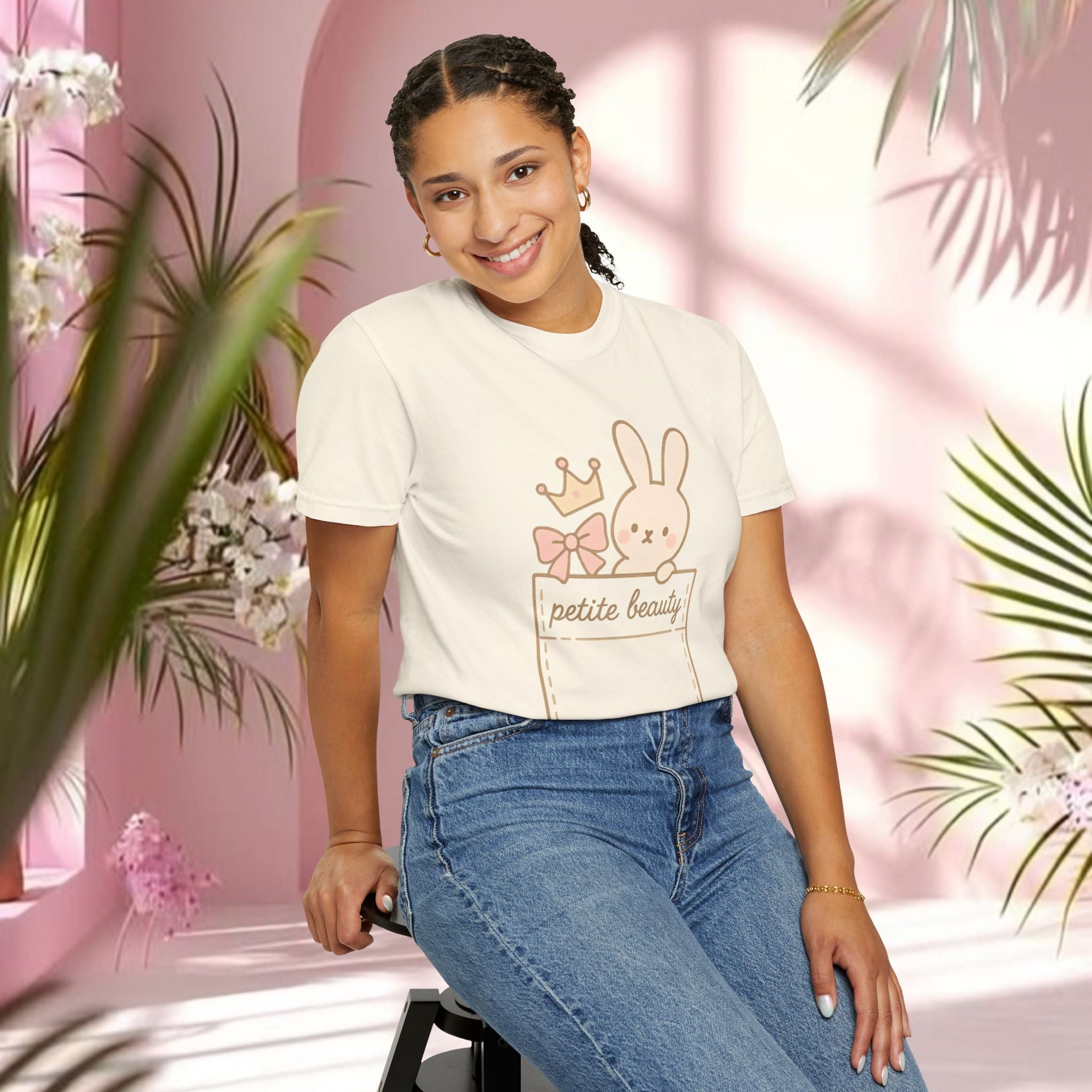 Cute Pink Bunny T-Shirt — Adorable Easter & Everyday Graphic Tee