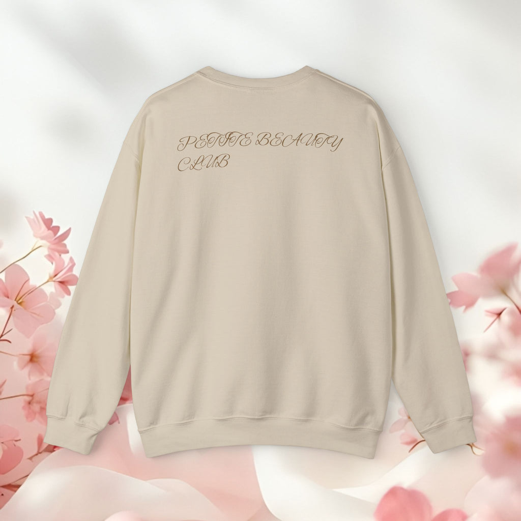 Petite Beauty Crewneck Sweatshirt — Pink Bow Tokyo Seoul Graphic