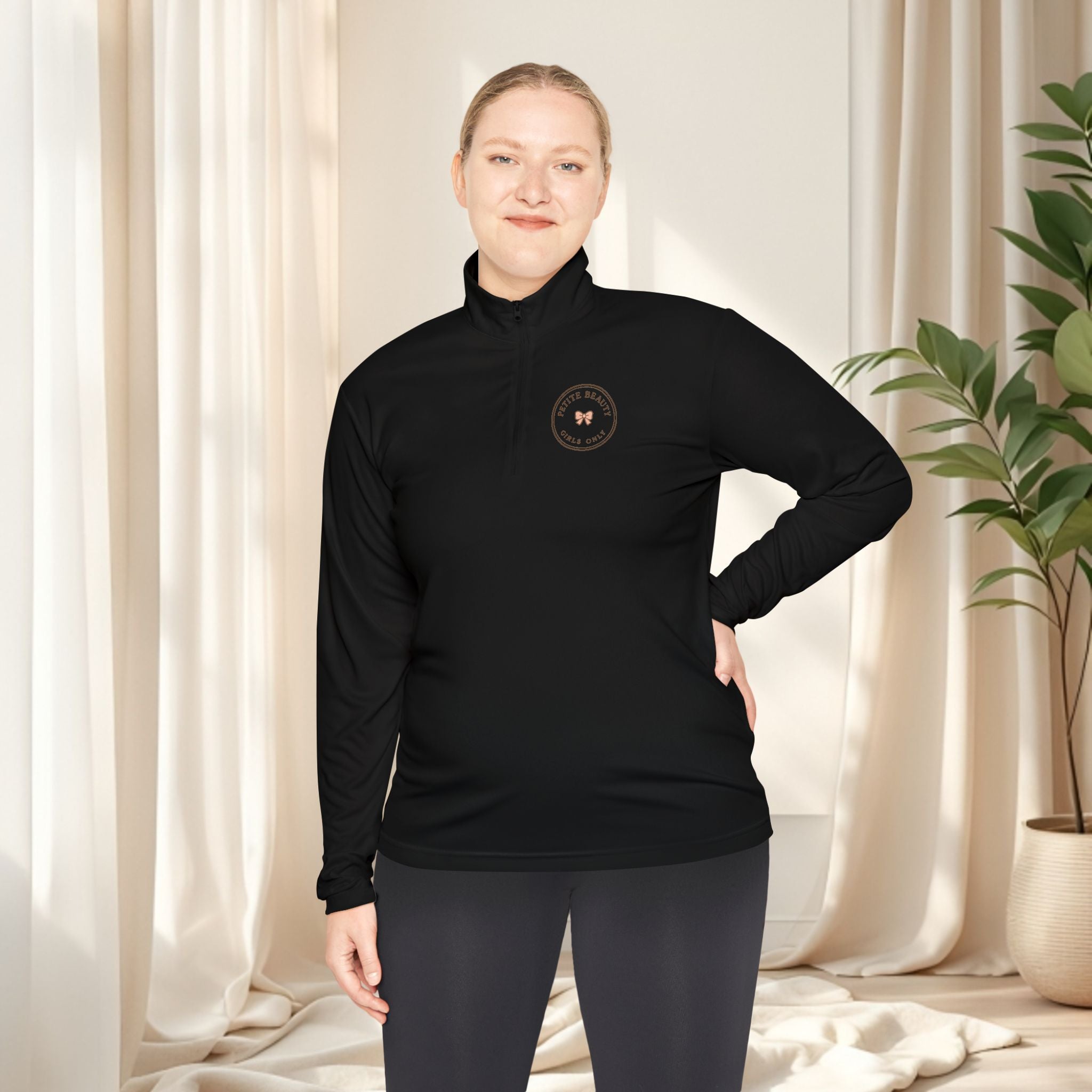 Quiet Club Cute Soft Quarter-Zip Pullover