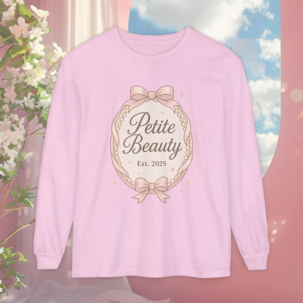 Vintage Pink Feminine Long Sleeve T-Shirt