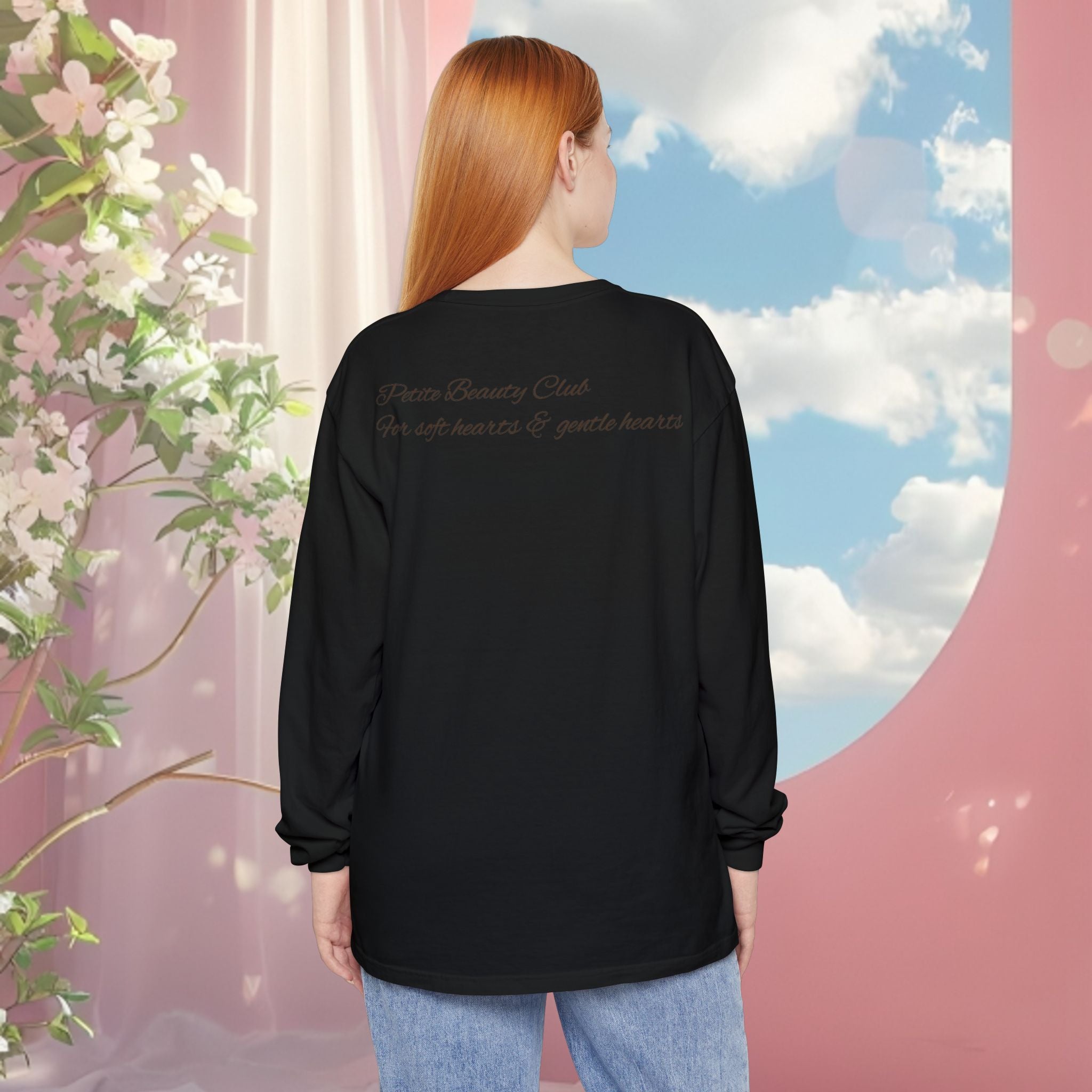 Minimal Feminine Cute Long Sleeve T-Shirt