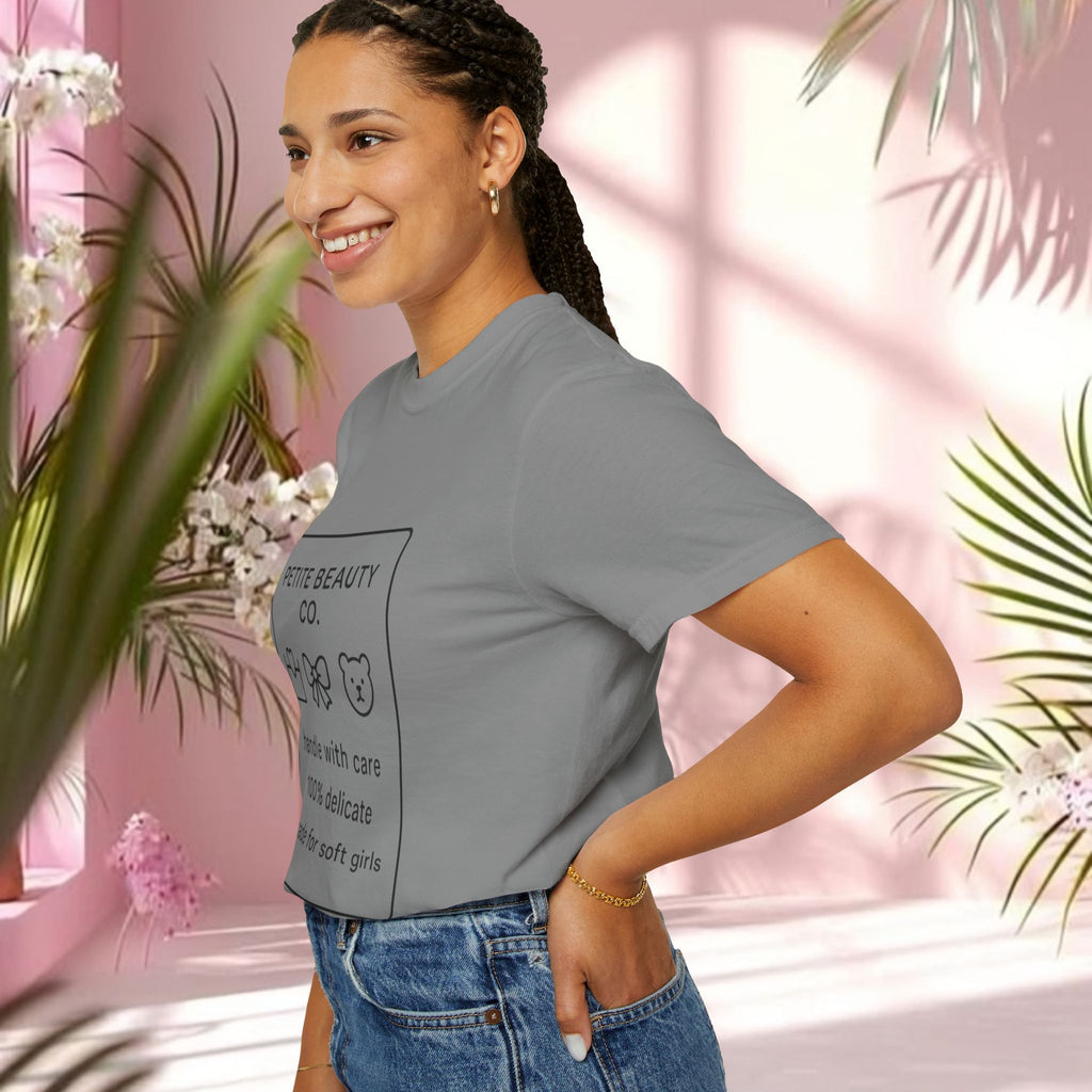 Vintage Cute Black Text T-Shirt