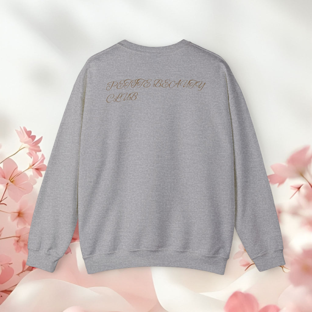 Petite Beauty Crewneck Sweatshirt — Pink Bow Tokyo Seoul Graphic