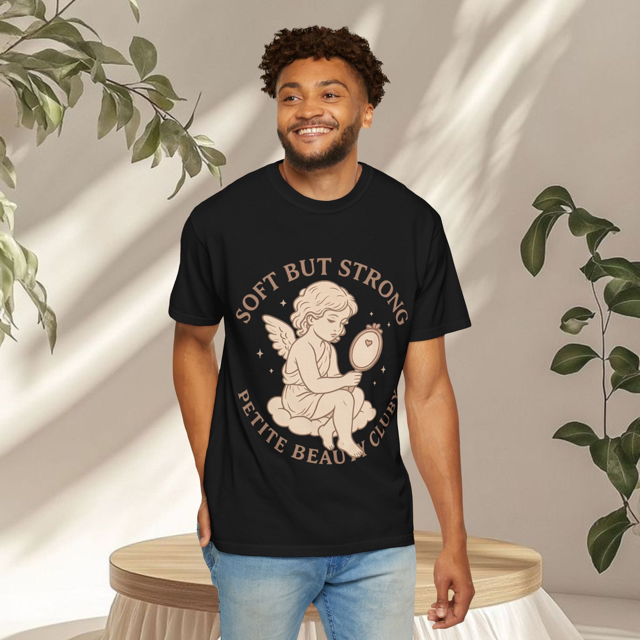 Vintage Angel Feminine T-Shirt — Angel Graphic Tee