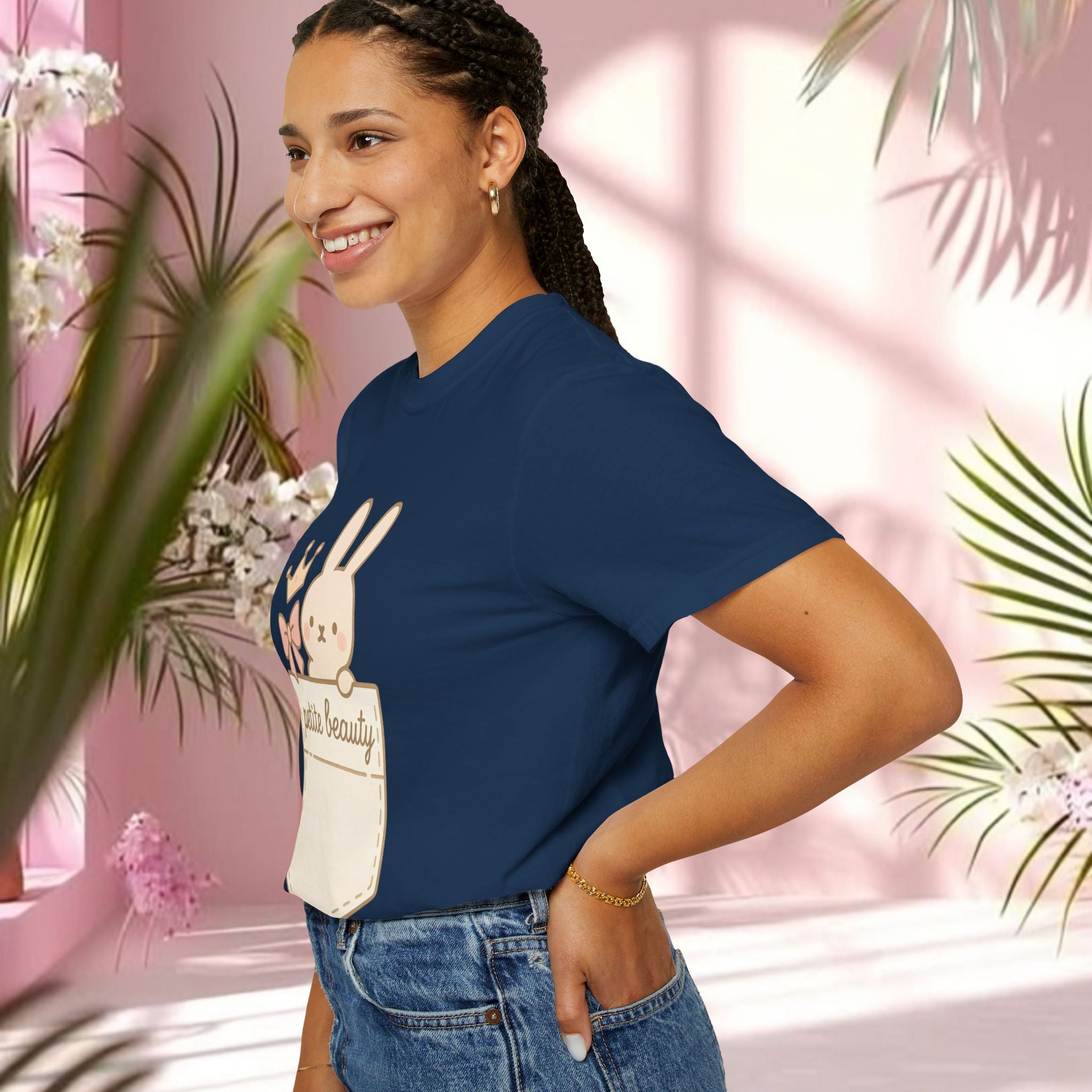 Cute Pink Bunny T-Shirt — Adorable Easter & Everyday Graphic Tee