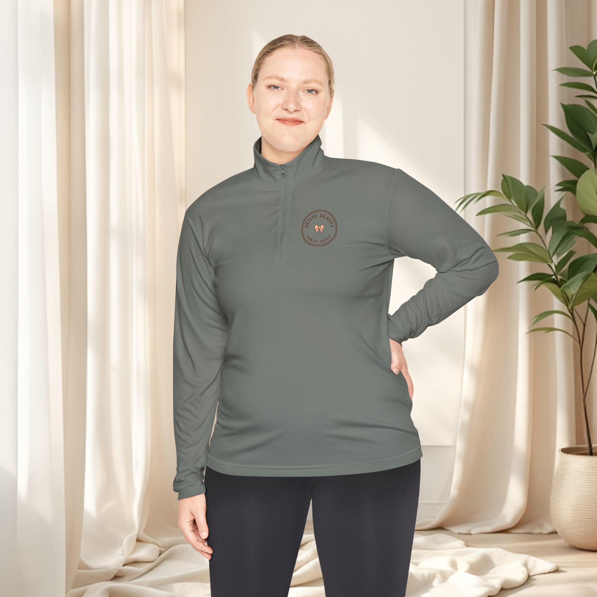 Quiet Club Cute Soft Quarter-Zip Pullover