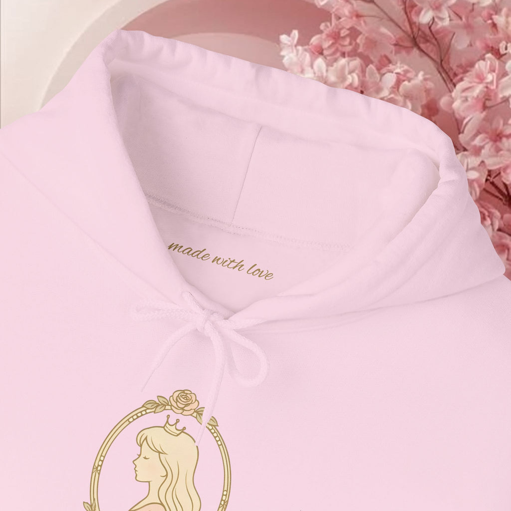 Fairytale Feminine Hooded Sweatshirt — Soft, Romantic Hoodie