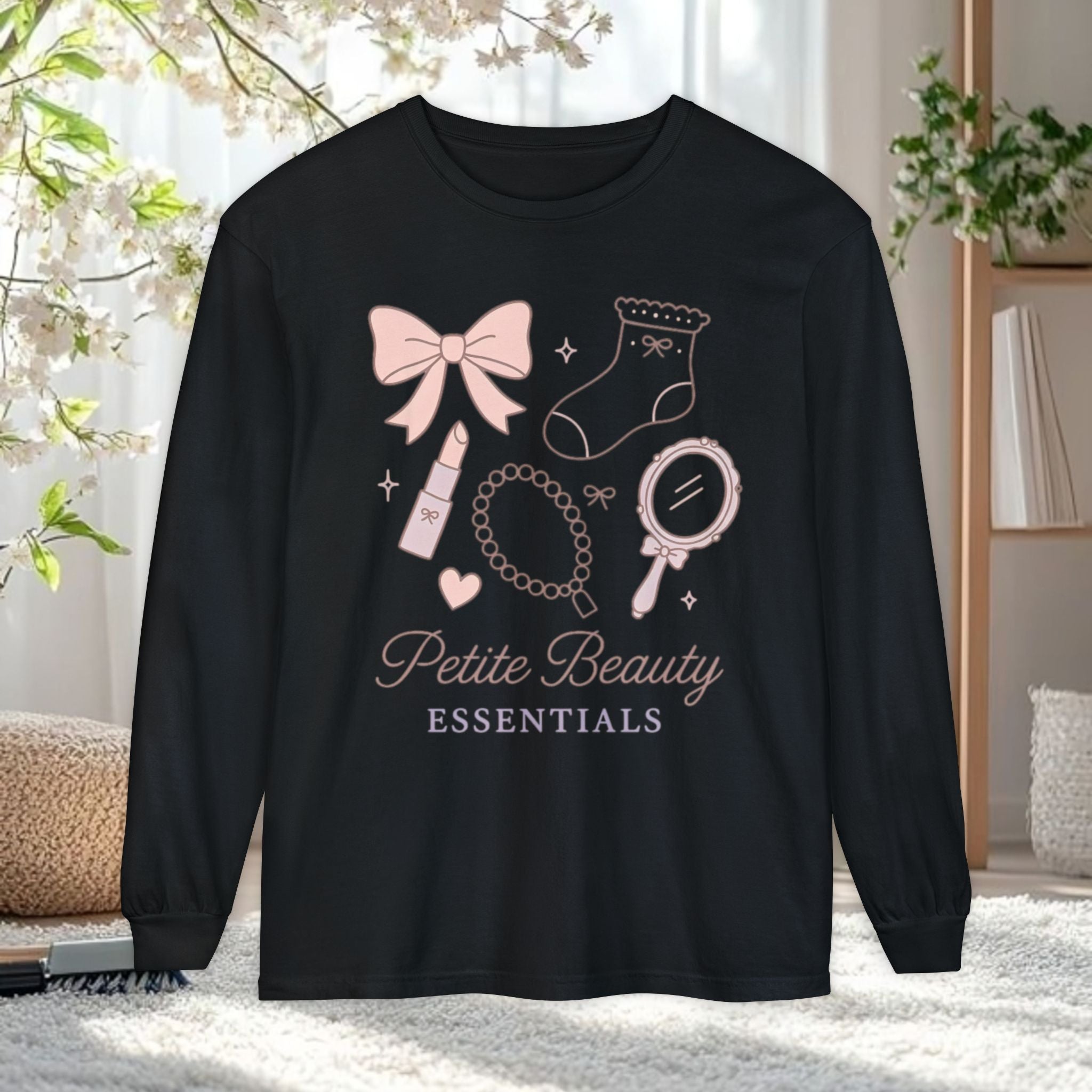 Soft Feminine Cute Long Sleeve T-Shirt