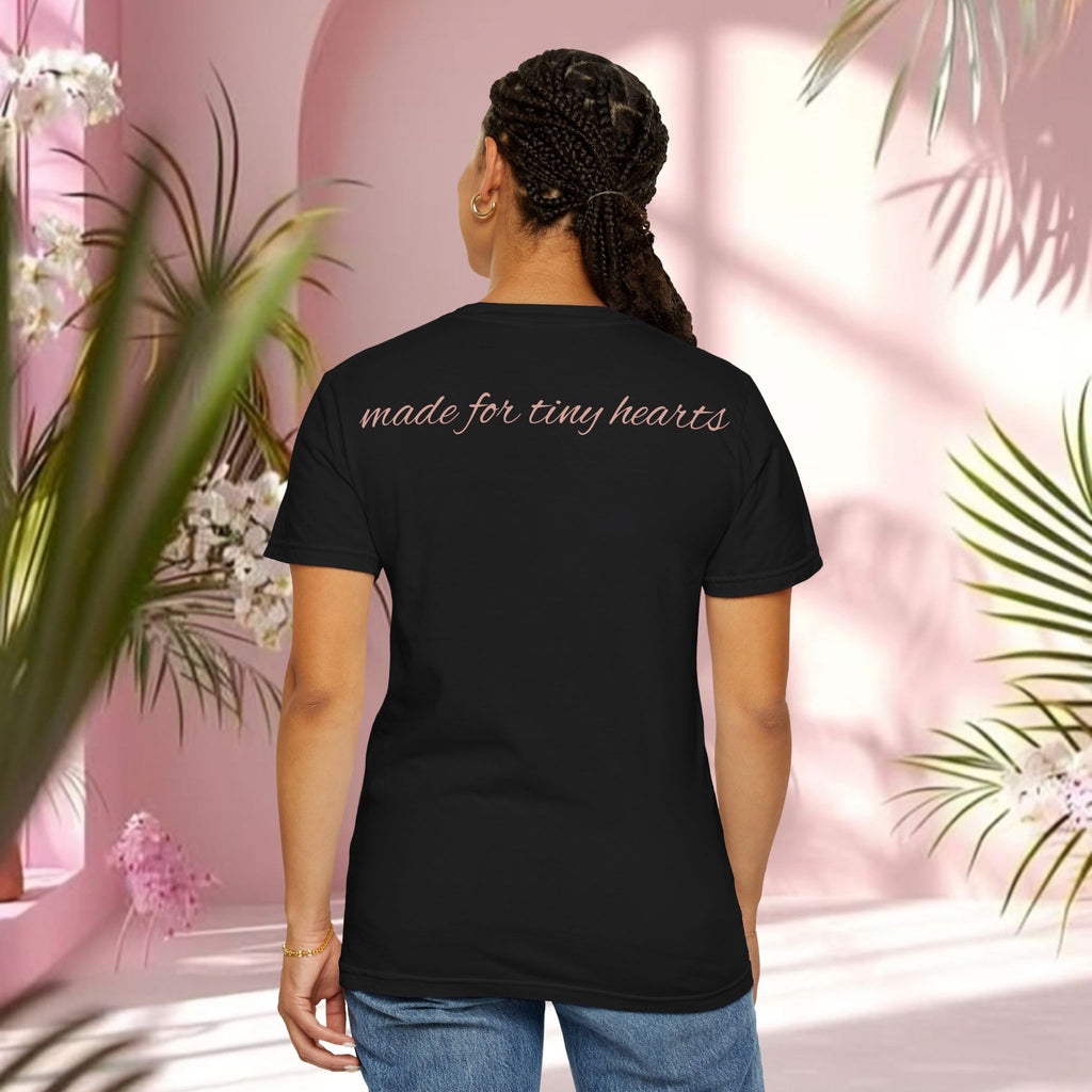 Cute Pink Feminine T-Shirt — Girly Graphic Tee