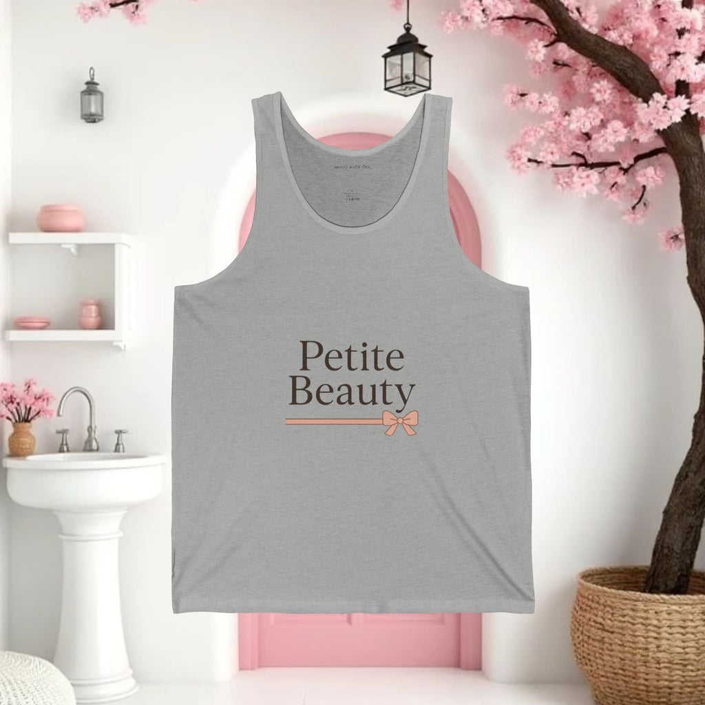 Feminine Graphic Bow Tank Top