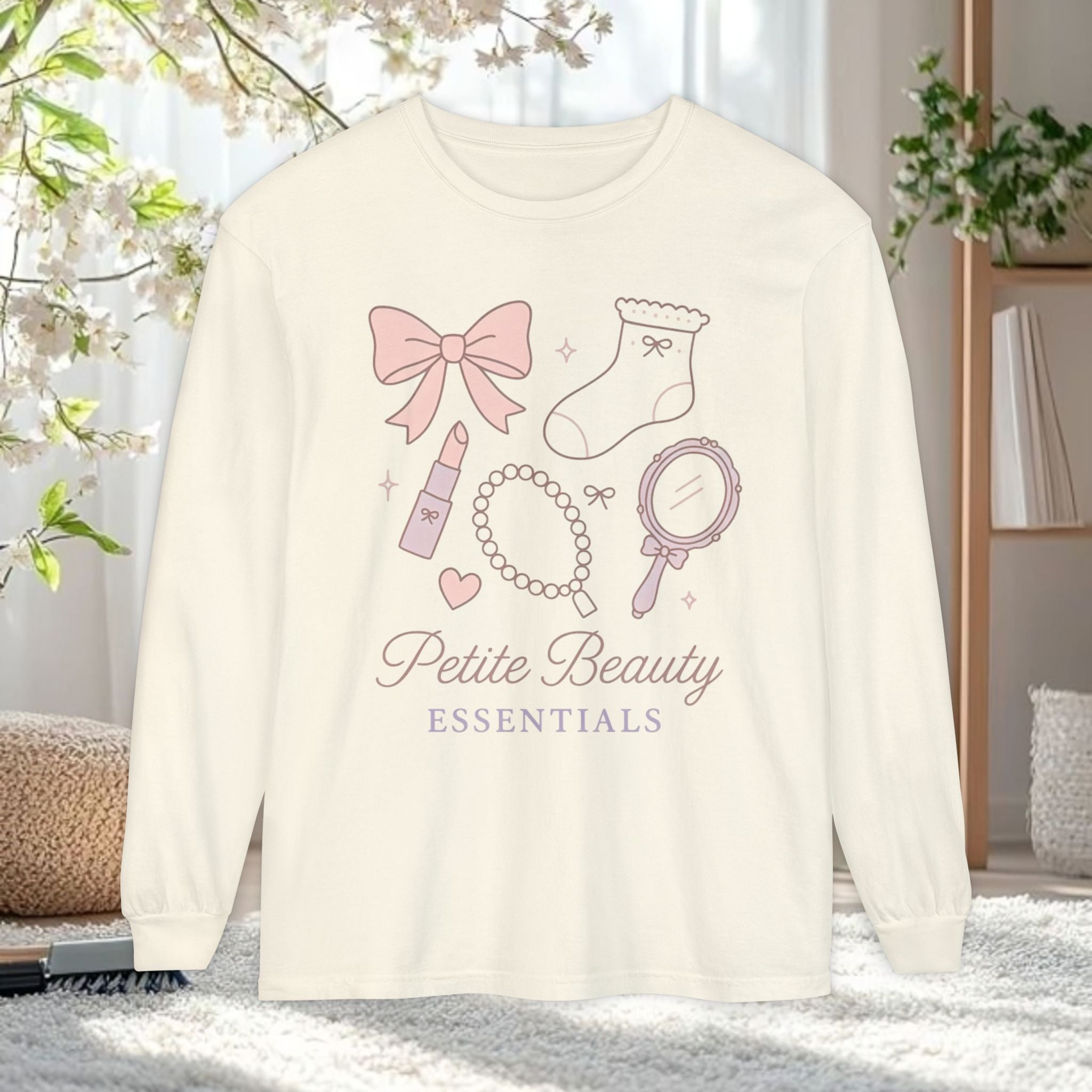 Soft Feminine Cute Long Sleeve T-Shirt