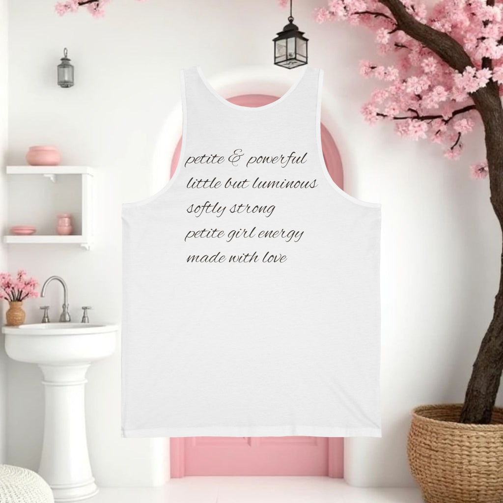 Feminine Graphic Bow Tank Top
