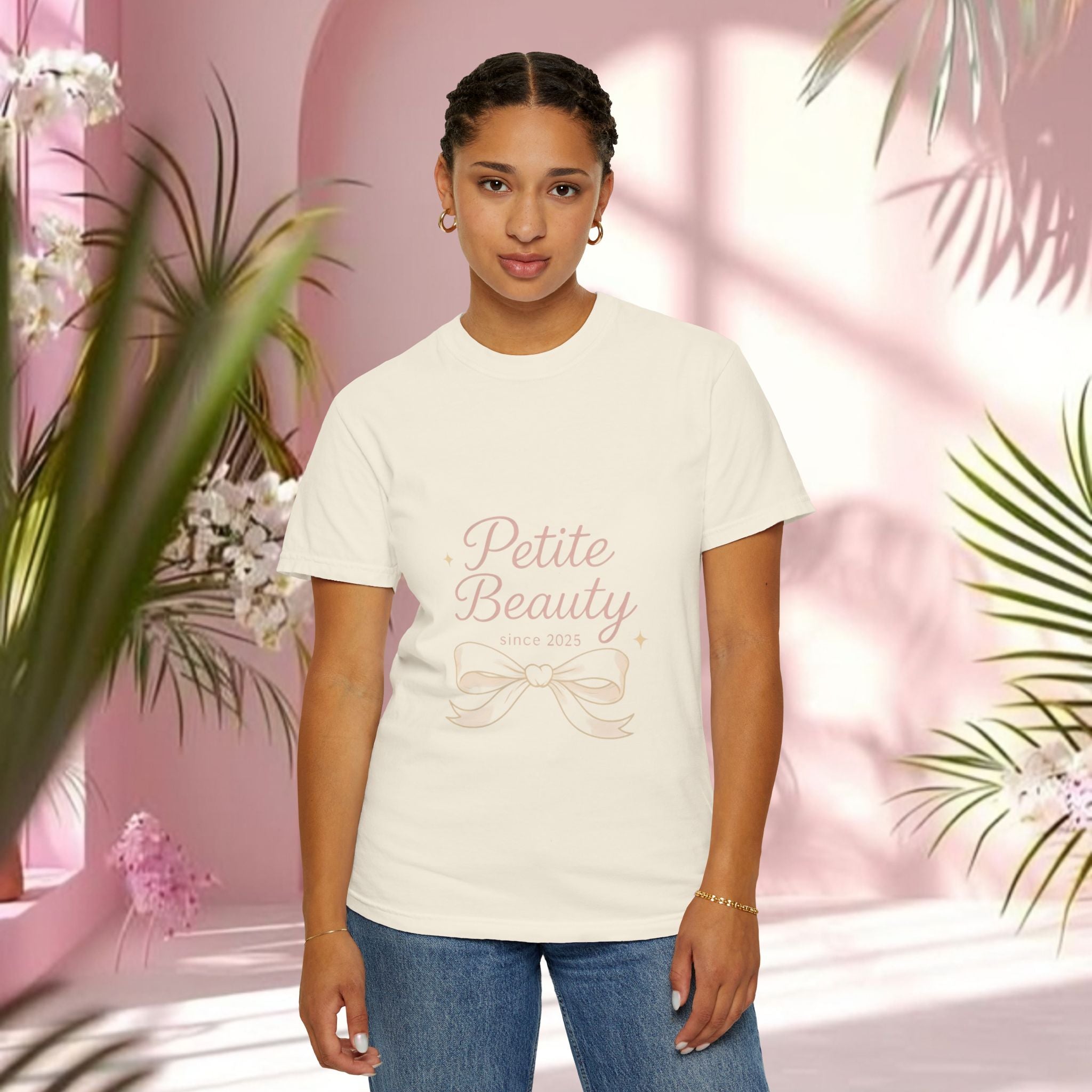 Cute Pink Feminine T-Shirt — Girly Graphic Tee