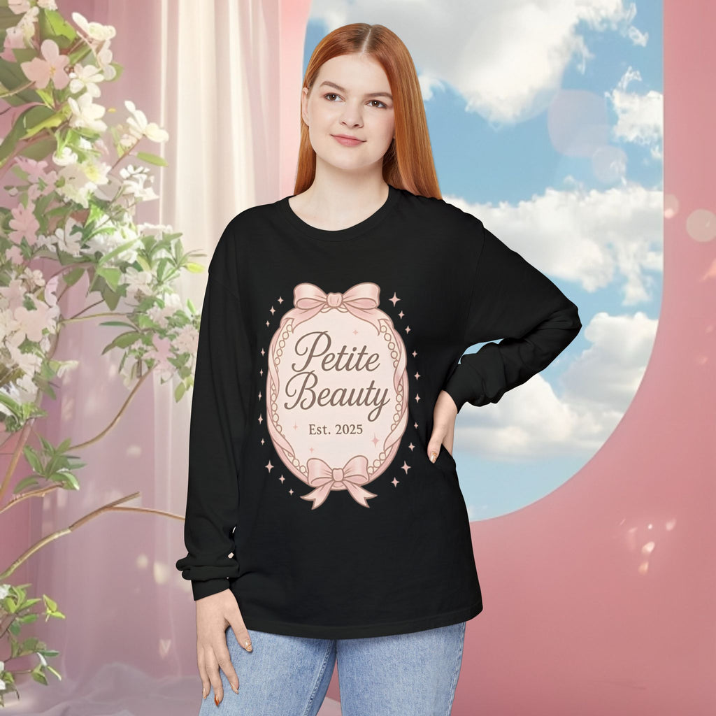 Vintage Pink Feminine Long Sleeve T-Shirt