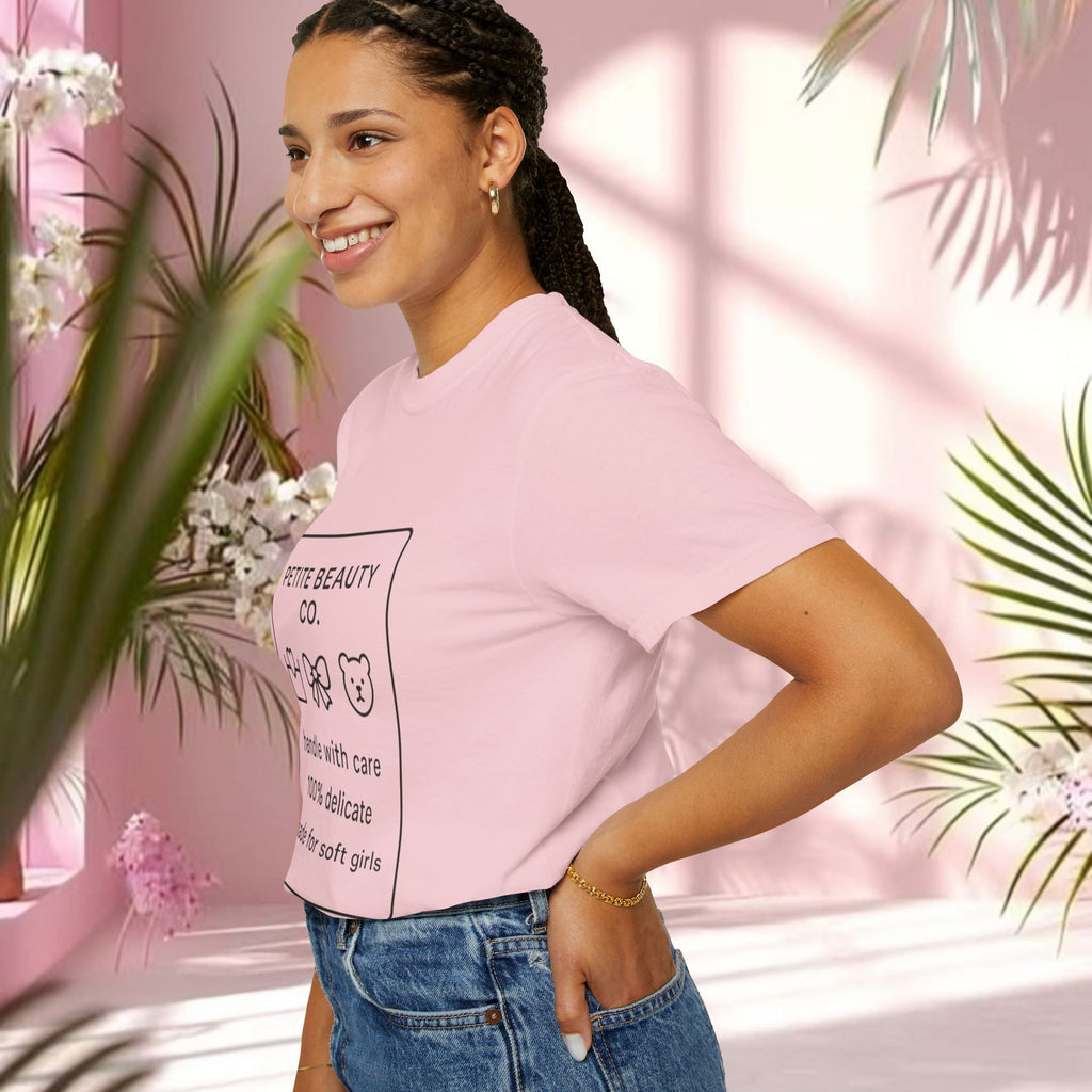 Vintage Cute Black Text T-Shirt