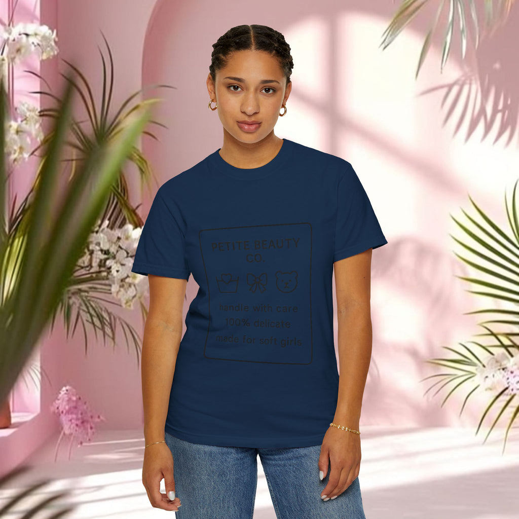 Vintage Cute Black Text T-Shirt