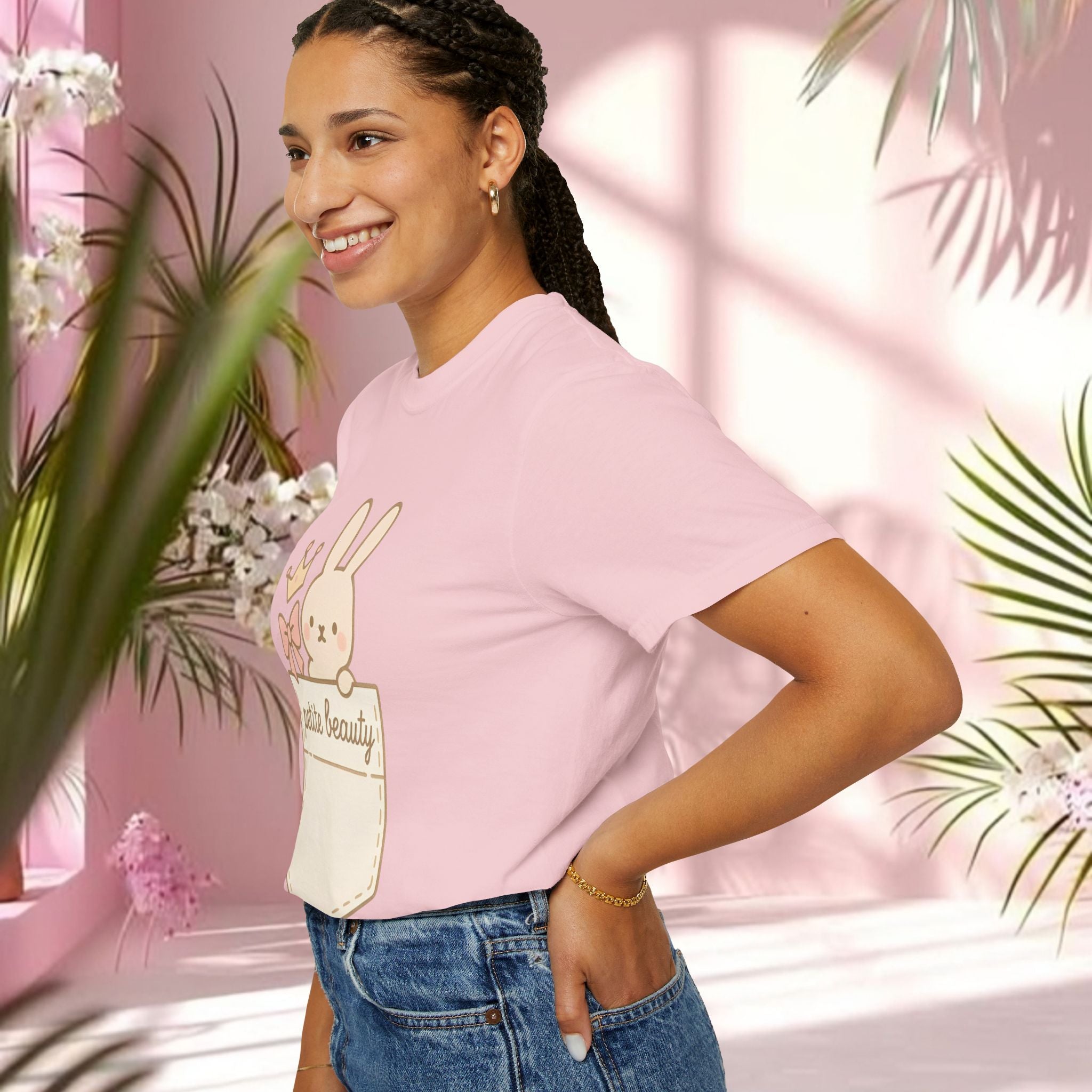 Cute Pink Bunny T-Shirt — Adorable Easter & Everyday Graphic Tee